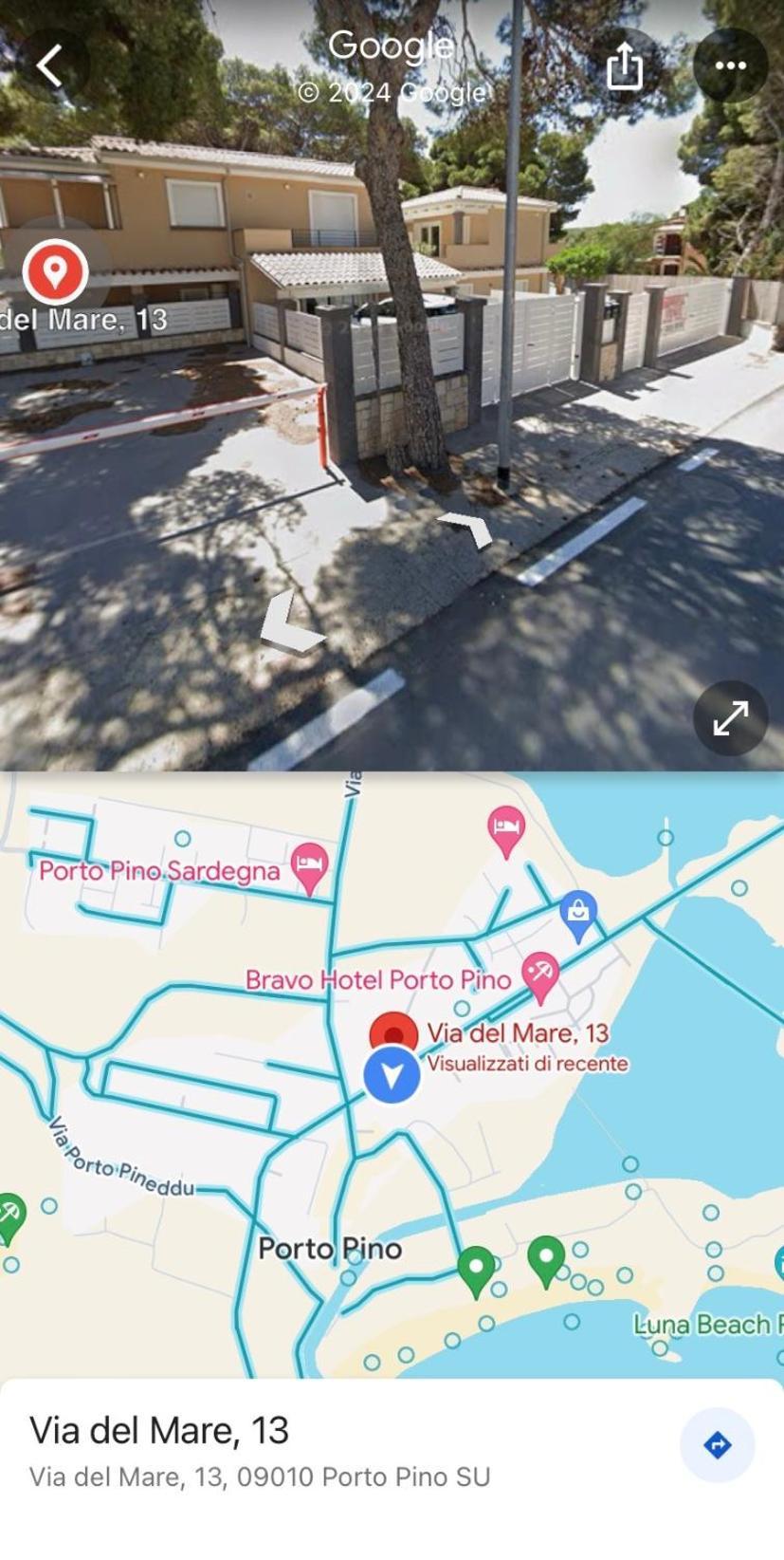 Nuova Residenza Dei 7 Pini A Pochi Passi Dal Mare Lägenhet Porto Pino Exteriör bild